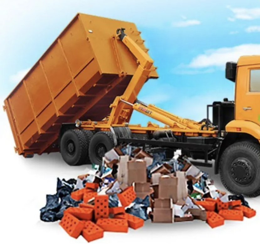 вывоз мусора, строительных отходов и отходов производства контейнерами 16/20/27/32 м3 вывоз строительного мусора